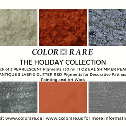 The Holiday Collection - 3 Pack of Pearlescent Pigments