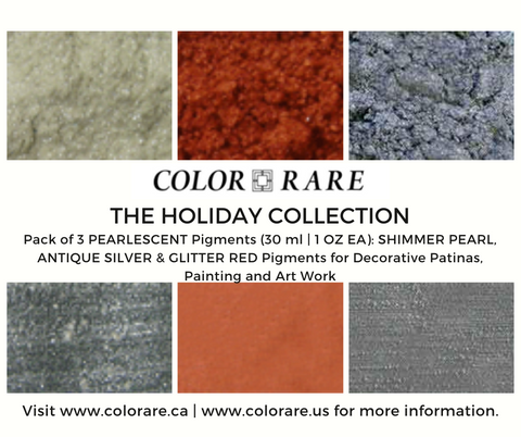 The Holiday Collection - 3 Pack of Pearlescent Pigments