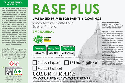 BASE PLUS | Interior & Exterior Textured Lime Primer